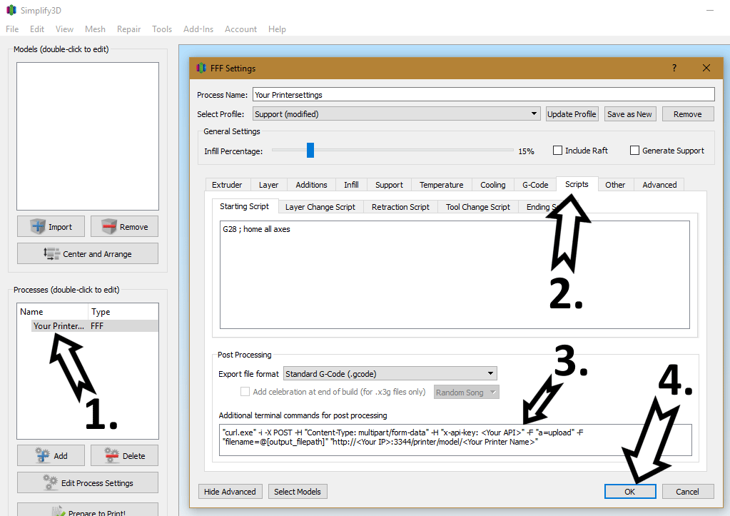 Using 3D with Repetier-Server -