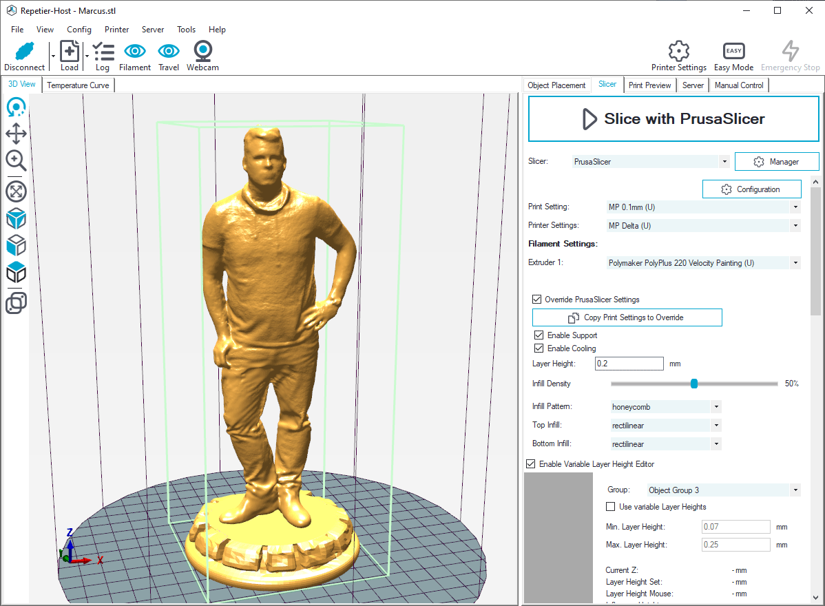 Repetier Host 3d Printer Telegraph