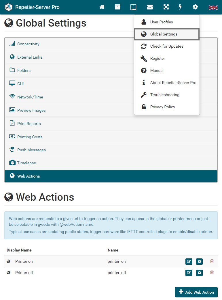 RepetierServer Manual